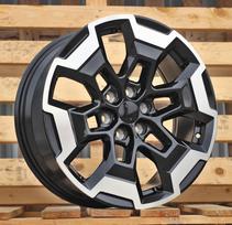 Ratlankis RACINGLINE L2279 R18x7.5 6x114.3 ET 30 CB 66.1 (Black Polished) (800 kg)