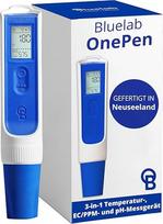 "Bluelab OnePen" - "3-in-1" temperatūros, EC/PPM ir pH matuoklis, žaibiški rodmenys - "Bluetooth" duomenų mainai ir sekimas programėlėje - keičiamas zondas