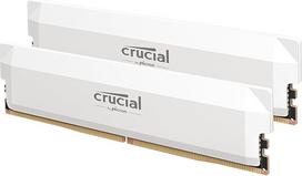 "Crucial Pro CP2K16G64C38U5W DDR5 RAM rinkinys (2x16GB) 6400MHz CL38, "Intel XMP 3.0" / "AMD Expo", "Overclocking Gaming", "Intel XMP 3.0" / "AMD Expo", kompiuterio atmintis, balta