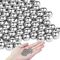 200 nerūdijančio plieno rutuliukų pakuotė, 4 mm/5 mm plieniniai rutuliukai, nagų lako maišymo rutuliukai, metaliniai rutuliukai, pagaminti iš 304 nerūdijančio plieno, rutuliniai guoliai, maišymo rutuliukai, skirti nagų lakui maišyti, modelio spalvos