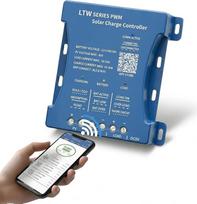 20A Regolatore Solar with WiFi E Bluetooth, PWM 12V/24V/36V Car, ingresso PV 80V, impostazioni APP per Battery PbAcido/LiFePO4/Litio, idealiai tinka Camper/Casa/Strutture Offshore