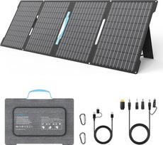60 W sulankstomas saulės įkroviklis nešiojamas, monokristalinis, 24 % efektyvumo, IP67 atsparus vandeniui, 3 išėjimai (USB-C PD, QC3.0, DC) lauko stovyklavimui - suderinamas su nešiojamuoju kompiuteriu, maitinimo banku, išmaniuoju telefonu