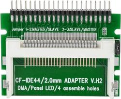 CF į 2,5 colio IDE kietąjį diską, Compact Flash CF atminties kortelė į 2,5 colio 44Pin IDE kietojo disko kortelės adapteris, nešiojamojo kompiuterio SSD HDD CF-IDE adapteris, palaiko Linux, Wince