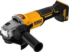 DEWALT DCG407N-XJ 18 V 125 mm akumuliatorinis kampinis šlifuoklis (bešepetėlinis variklis, elektroninė jungtis, apsauginio gaubto reguliavimas be įrankių, papildoma rankena, tiekiamas be akumuliatoriaus ir įkroviklio)