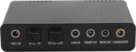 DM-HD10 USB 5.1 kompiuterio išorinės garso plokštės garso adapteris, USB išorinė garso plokštė, kompiuterio garso plokštė, garso adapteris karaokės įrašymui