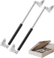 Dujinis keltuvas 380 mm 25 kg/245 N, 2 vnt., universalus reguliuojamas didelės apkrovos L tipo dujų slėgio sklendės hidraulinis laikiklis, skirtas įrankių dėžei, namams ant ratų - spintų durims ir kitoms individualioms reikmėms