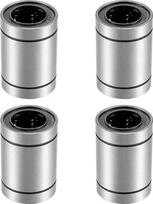 Linijiniai rutuliniai guoliai LM25UU 25 mm skylė 40 mm išorinis skersmuo 59 mm ilgis, skirti CNC mašinoms 3D spausdintuvams, 4 vnt.