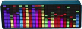 Muzikinio spektro ekranas, spalvotas LED muzikos spektro analizatorius, VU matuoklis, RGB garso lygio indikatorius, stiprintuvo plokštė su garso kabeliu, USB, LED muzikos spektro ekranas, dviejų kanalų garso lygio matuoklis