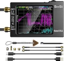 SEESII Nanovna-H vektorinio tinklo analizatorius 10KHz-1.5GHz MF HF VHF UHF antenų analizatorius Matavimai S parametrai Stovinčiųjų bangų santykis Fazinė delsa Smith diagrama