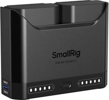 SMALLRIG NP-FZ100 fotoaparato baterijų paketas "Sony" 22,5 W dvigubas įkroviklis su 1940 mAh baterijomis, skirtas "Sony Alpha A7III, A7IV, A6700, FX3, FX30, A9, A7C, A7CII, A7RIII, ZV-E1 ir ZV-E10II - 5483