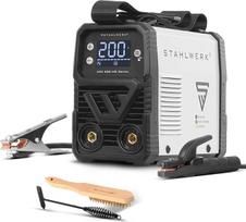 STAHLWERK suvirinimo aparatas su elektrodais ARC 200 MD Digital - MMA (E-Hand) ir Lift-TIG (DC) iki 200 A, lankstus naudojimas be dujų, ARC-Force, Hotstart, Anti-Stick, Smart Cooling ir apsauga nuo perkaitimo