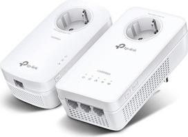 TP-Link TL-WLAN N300 Wi-Fi Powerline (maks. 600Mbit/s Powerline, maks. 300Mbit/s Wi-Fi 2,4 GHz, "Plug and Play", suderinamas su visais "Powerline" adapteriais, 1 vnt.), baltas