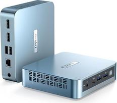 Trycoo WI-6 Mini PC | Mažas kompiuteris su N100 (3,4 GHz) | 16GB RAM 512GB M.2 SSD | Mini kompiuteris 4K Ultra HD | Gigabit Ethernet, WiFi5, BT4.2, 2X HDMI, USB-C | Kasdieniam naudojimui ir namų biurui