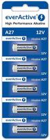 EverActive V27A 12V šarminės baterijos nuotolinio valdymo pultams, 5 vnt