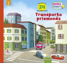 KNYGA Transporto priemonės. Su 24 magnetukais