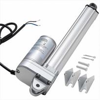 12V linijinis pavaros mechanizmas saulės sekimo sistemoms, pramoninėms mašinoms, durų atidarytuvui, IP65 atsparumas vandeniui, 203.2mm eiga, 3000N jėga, elektrinė pavara, stūmoklinė pavara, automatinis kėliklis