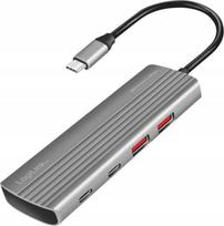 LogiLink Ultra lim USB3.2 hub 2x USB-A, 5xUSB-C, PD, 100 | UA0414 | 4052792072242