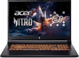 "acer Nitro V 17 AI" (ANV17-61-R3KD) žaidimų nešiojamasis kompiuteris, "Copilot+" kompiuteris, 17 colių FHD IPS 144 Hz ekranas, "AMD Ryzen AI 9 365", 32GB RAM, 1 TB SSD, "NVIDIA GeForce RTX 5070", "Windows 11", QWERTZ klaviatūra, juodas