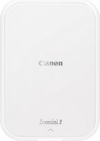 "Canon Zoemini 2 Pearl White" mini nuotraukų spausdintuvas Mobilus nešiojamasis kelioninis kišeninis (nuotraukų spausdinimas 5 x 7,6 cm, belaidis, skirtas išmaniesiems telefonams ir planšetiniams kompiuteriams, integruota baterija, programėlė, "Bluetooth"