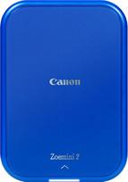 "Canon Zoemini 2" tamsiai mėlynos spalvos mini nuotraukų spausdintuvas "Mobile Portable Travel Pocket" (nuotraukų spausdinimas 5 x 7,6 cm, belaidis, skirtas išmaniesiems telefonams ir planšetiniams kompiuteriams, integruota baterija, "Canon" programėlė, "