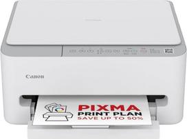 "Canon" PIXMA TS4151I "Wi-Fi" daugiafunkcinis spausdintuvas su popieriaus dėže, priekiniu valdymu ir dvipusiu spausdinimu | Lengvas belaidis spausdinimas iš išmaniojo telefono Suderinamas su PIXMA spausdinimo planu