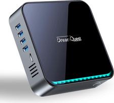 "DreamQuest" mini kompiuteris "Intel Alder Lake N95" (iki 3,4 GHz) 16GB RAM 512GB M.2 SSD, mini stalinis kompiuteris USB 3.2/BT5.0/WiFi 5/4k HDMI, tinka verslo biurui Naujas
