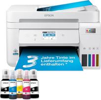 "Epson EcoTank" ET-4856 A4 formato daugiafunkcinis "Wi-Fi" spausdintuvas su rašalo rezervuaru, kuriame yra iki 3 metų rašalo atsargų
