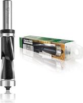 "Fraiser Flush Cutter" apipjaustymo frezos su 12 mm viršutiniu guoliu, skirtos medžio, darinių ir laminato briaunoms, skirtos rankiniam frezavimo staklėms ir frezavimo stalui pjauti aukštyn ir žemyn