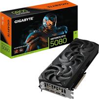 "Gigabyte GeForce RTX 5080 WINDFORCE OC SFF 16G" vaizdo plokštė - 16GB GDDR7, 256 bitų, PCI-E 5.0, 2670 MHz branduolio dažnis, 3 x DP 2.1a, 1 x HDMI 2.1b, GV-N5080WF3OC-16GD