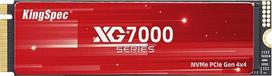 "KingSpec XG7000" 2 TB SSD NVMe M.2, 2280 SSD PCIe 4.0 Gen 4x4, neįtikėtina skaitymo ir rašymo sparta iki 7400/6600MB/s, vidinis M2 PCIe SSD, suderinamas su žaidimų konsolėmis, staliniais kompiuteriais ir nešiojamaisiais kompiuteriais