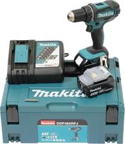 "Makita" DDF482RFJ 18 V / 3,0 Ah akumuliatorinis gręžtuvas, 2 akumuliatoriai ir įkroviklis MAKPAC juoda, mėlyna