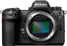 "Nikon Z6III" korpusas (iš dalies sudėtas CMOS jutiklis, 6k RAW vaizdo įrašas, iki 120 fps, elektrinis vaizdo ieškiklis (5,7 MP), pakreipiamas ir pasukamas monitorius, iki -10 laipsnių)
