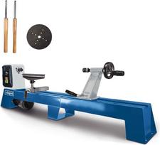 "Scheppach DM1100T" medienos tekinimo staklės | 4 greičiai | 400 W | Detalių ilgis / skersmuo iki 1000 mm | 350 mm | M18 sriegis, įskaitant 4 Zag grūdų antgalį, priekinę plokštę ir du tekinimo strypus