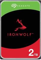 "Seagate IronWolf" 2 TB, NAS vidinis kietasis diskas HDD, 9 cm, 5400 aps./min, CMR, 64MB spartinančioji atmintis, SATA 6GB/s, sidabrinės spalvos, įskaitant duomenų gelbėjimo paslaugą (ST2000VNZ03)