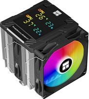 "Thermalright Peerless Assassin 120 Digital ARGB Black CPU aušintuvo aušinimas su dvigubais bokšteliais ir dvigubais ventiliatoriais CPU oro aušintuvas Skaitmeninis ekrano dangtelis, skirtas AM4/AM5, "Intel LGA1851/1700/115X/1200