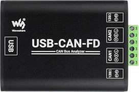 "Waveshare" pramoninės klasės CAN/CAN FD magistralės duomenų analizatorius, USB ir CAN FD adapteris, CAN/CAN FD magistralės sąsajos kortelė, suderinama su "Windows XP/7/8/10/11