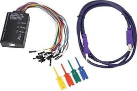 1-teiliger 16-Kanal-USB-Logikanalysator mit 100M Abtastrate for Windows, kompaktes Design