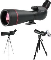 20-60x82 mm vandeniui atsparus HD optinis taikiklis su trikoju | FMC BAK4 prizmė ir 27 mm okuliaras šaudymui į taikinius, paukščių stebėjimui, medžioklei | Pridedamas krepšys ir išmaniojo telefono adapteris