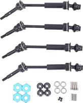 4-teiliges RC-Car-Antriebswellen-Set vorne und hinten Universalachsen für 4X4 Rustler 1/10 Ersatzteile