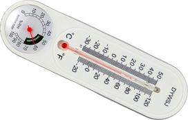 Analoges Wand-Klima-Messgerät mit Temperatur- und Luftfeuchtigkeitsmessungen, Verwendung im Gewächshaus, Humidor, Garten und Innenwohnbereiche