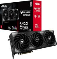 ASUS TUF TUF Gaming Radeon RX 9070 XT OC Edition 16GB GDDR6 vaizdo plokštė (AMD Radeon Radeon RX9070XT, PCIe 5.0, 1x HDMI 2.1b, 3x DisplayPort 2.1a, 3.125 lizdo konstrukcija)