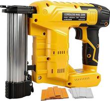 Atnaujintas 18GA akumuliatorinis vinių kaltuvas, suderinamas su "Dewalt" 20 V akumuliatoriumi, bešepetėlinis vinių kaltuvas, elektrinis sąvaržų segiklis su 1000 vinių ir 1000 sąvaržų, skirtas "pasidaryk pats", medžio darbams