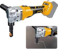 Belaidis skardos skustuvas, suderinamas su "DeWalt" 20 V akumuliatoriumi, 3 greičiais reguliuojamas skustuvas, 360° kampu besisukanti skustuvo galvutė, skardos skustuvas nerūdijančiam plienui, aliuminiui pjauti (be akumuliatoriaus)