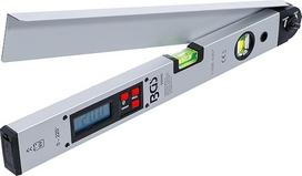 BGS 50440 Skaitmeninis LCD matlankis su gulsčiuku, 450 mm, kampo nuožulnumas su fiksavimo funkcija, inklinometras