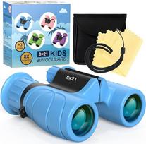 Binokliai vaikams, 8 x 21 žiūronai, maži žiūronai suaugusiesiems ir vaikams HD lauko akiniai, skirti paukščių stebėjimui, žygiams ir sportui, gimtadienio ir Velykų dovanos