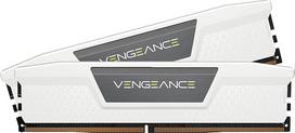 CORSAIR Vengeance DDR5 RAM 32GB (2x16GB) 6000MHz CL36-44-44-96 1.35V AMD Expo ir Intel XMP atmintis staliniams kompiuteriams - balta (CMK32GX5M2E6000Z36W)