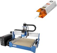 Genmitsu PROVerXL 4030S CNC-Fräsmaschine+ 10w Lasermodul für Heimwerkerholz, undurchsichtiges Acryl, Leder, Glas, Keramik, Metall