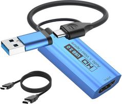 HDMI į USB/Type C Vedio Capture Card 4K HMDI į USB 3.0 A/Type C adapterį Vaizdo žaidimų fiksavimas, skirtas vaizdo įrašų redagavimui, žaidimams, transliacijai, internetiniam mokymui
