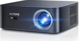 Išmanusis projektorius 4K 1500 ANSI / "Google TV": "Netflix" oficialus, automatinio fokusavimo keystoninio iškraipymo projektorius, lauko dienos šviesos WiFi 6 "Bluetooth", valdymas balsu, 1080P Full HD LED montavimas ant lubų, 300 colių namų kino projekt