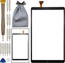 Jutiklinis skaitmeninis ekranas Stiklo ekranas (nepainioti su "Samsung Galaxy Tab A 10.1 2016"), skirtas "Samsung Galaxy Tab A 10.1 2019", juodas SM-T515 SM-T510